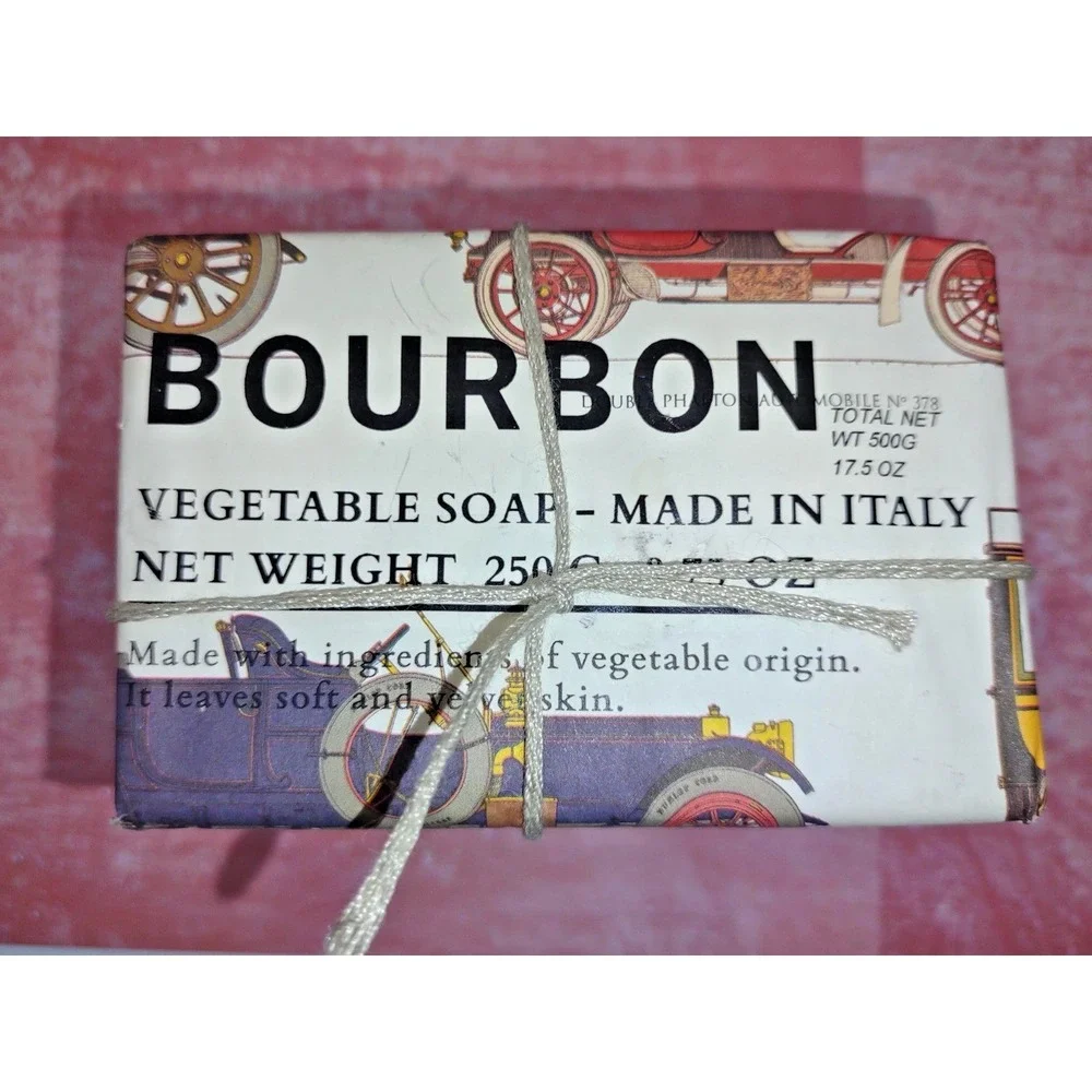 Alcima For Men BOURBON Vegetable Bar Soap 8.75 oz. -‎ Made In Italy